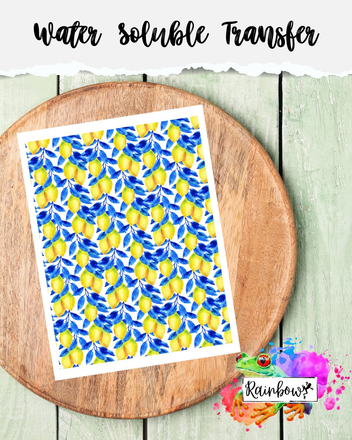 Water Soluble Transfer Paper - Lemons