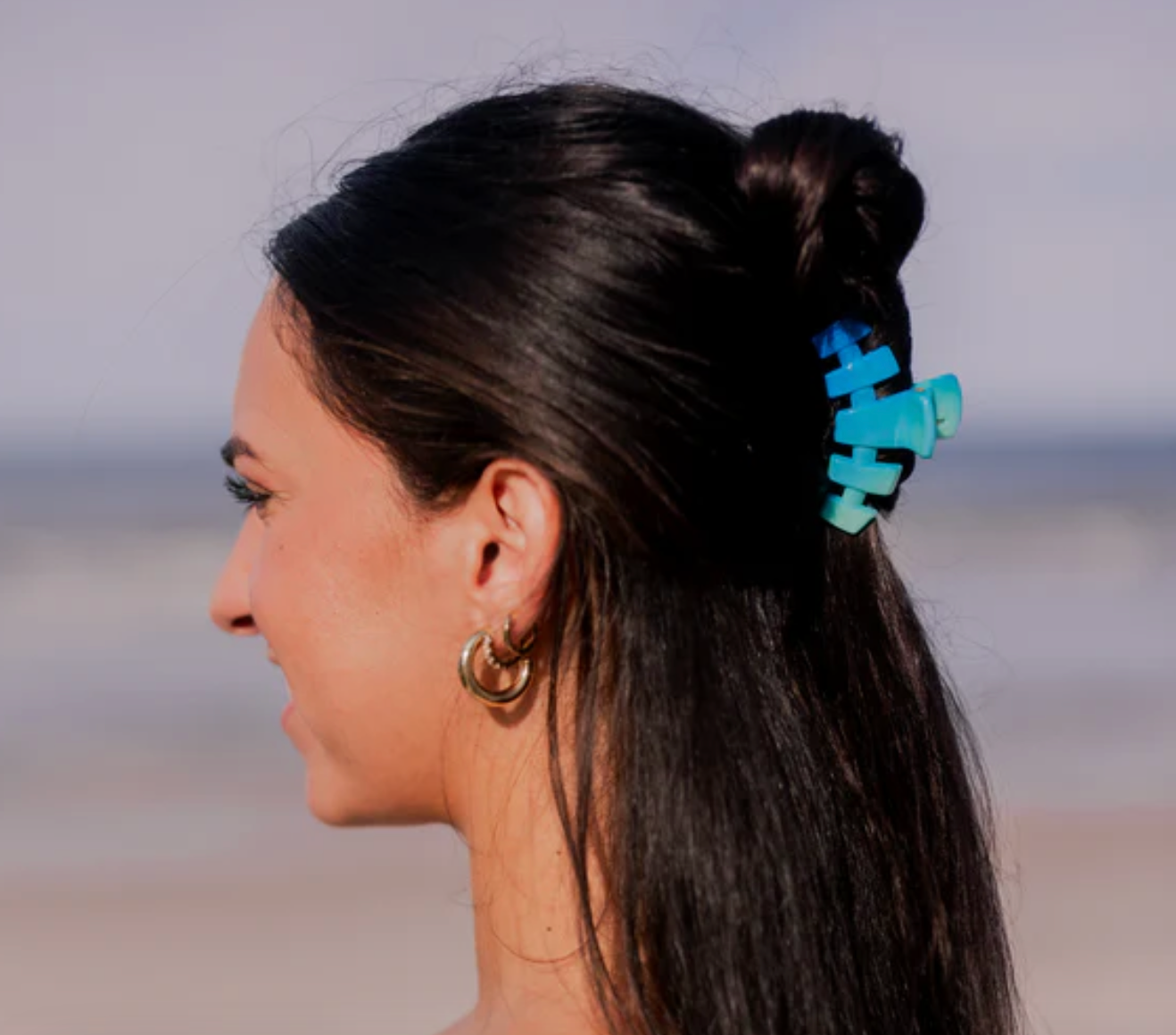 Teleties Hair Clip, Poolside