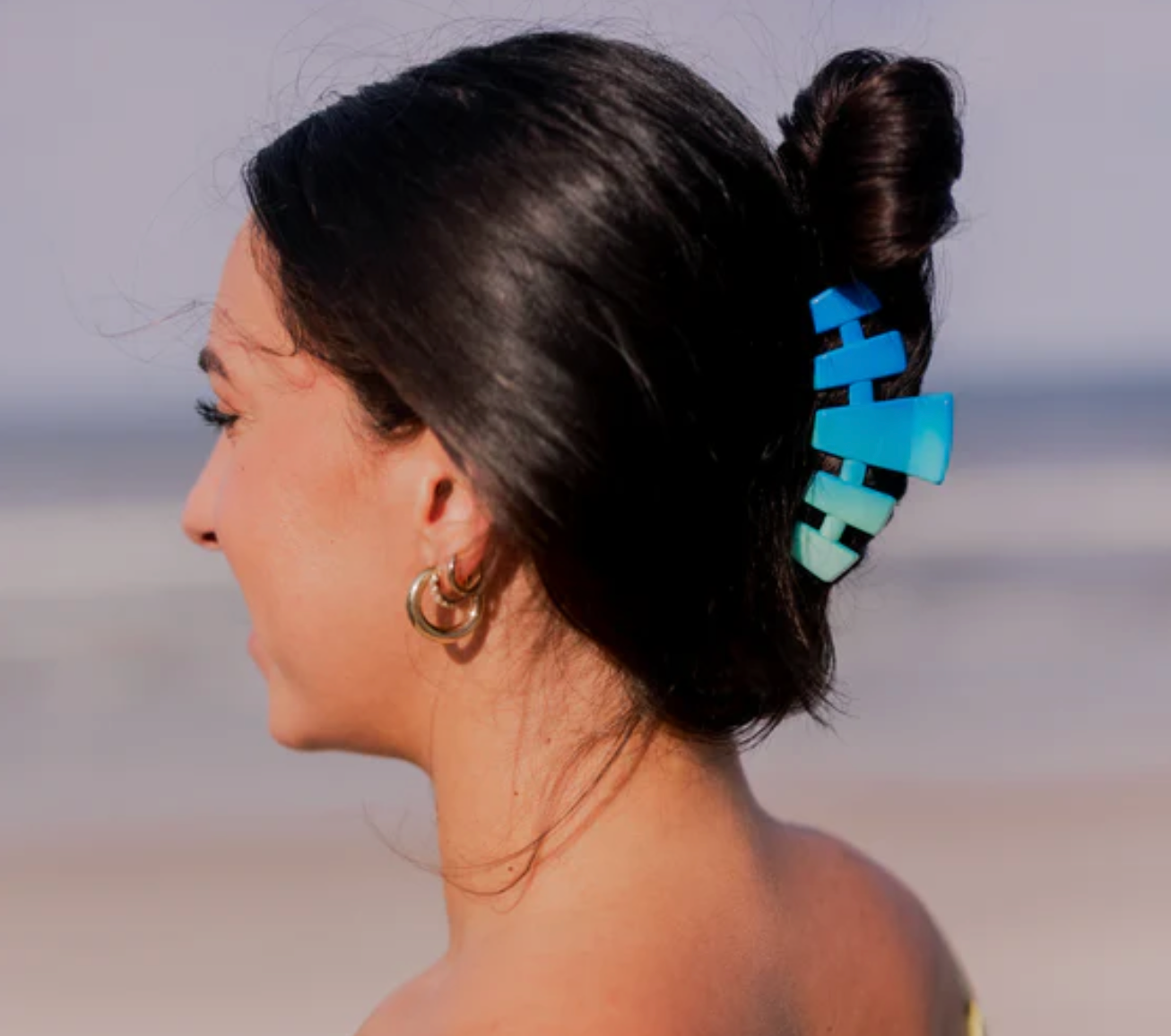 Teleties Hair Clip, Poolside