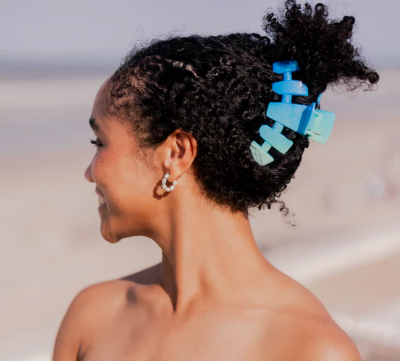 Teleties Hair Clip, Poolside