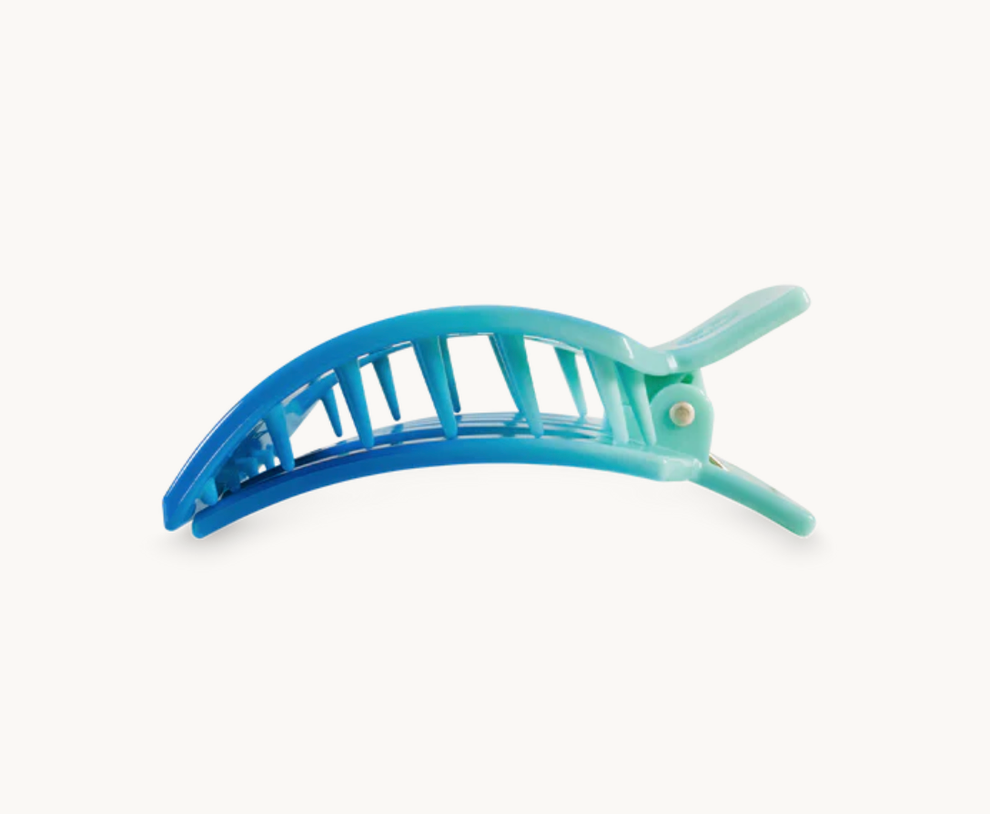 Teleties Square Flat Clips, Poolside