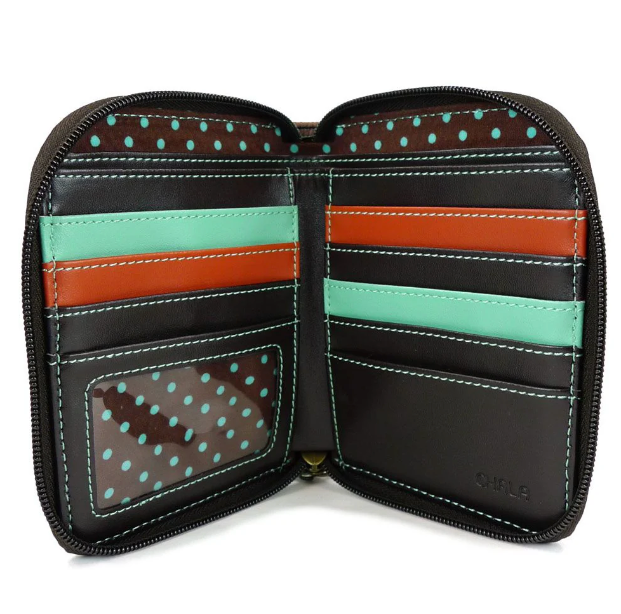 Zip Around Wallet, Cardinal