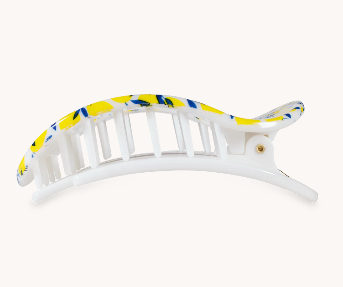 Teleties Round Flat Clips, Limoncello