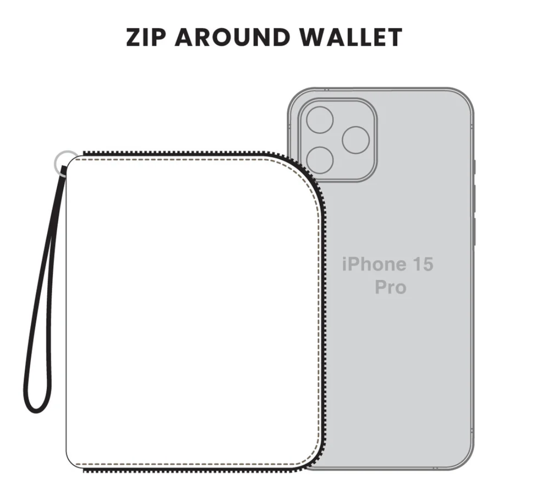 Zip Around Wallet, Big Foot