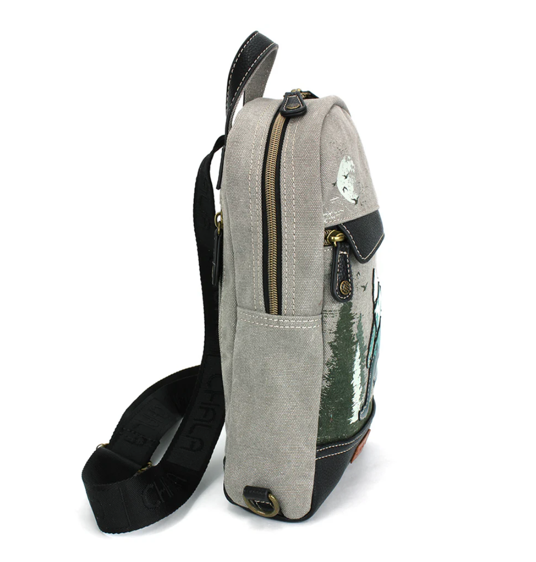 Canvas Sling Bag, Big Foot