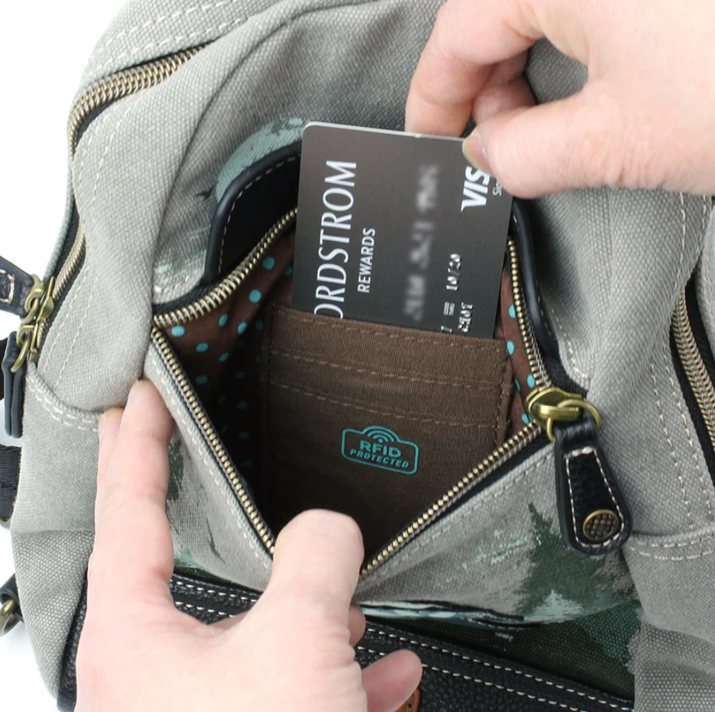 Canvas Sling Bag, Big Foot
