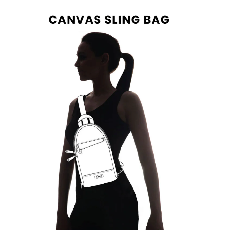 Canvas Sling Bag, Big Foot