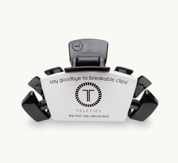 Teleties Hair Clip, Black
