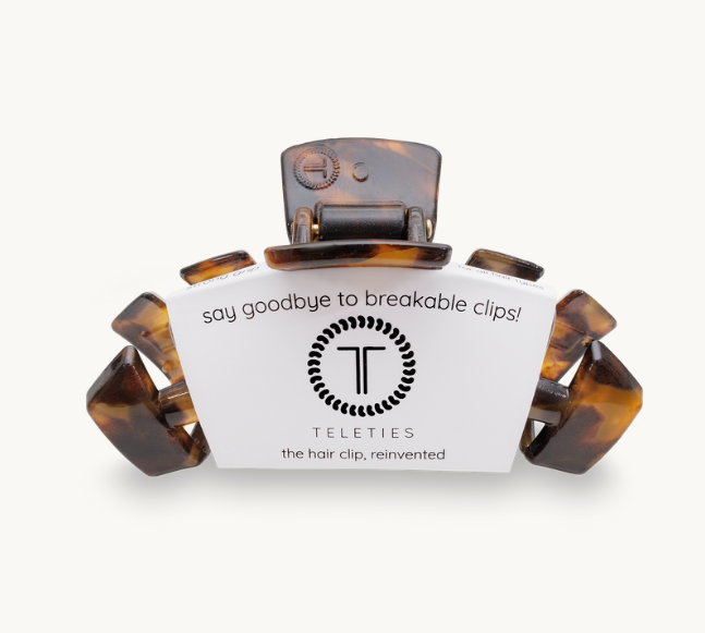 Teleties Hair Clip, Tortoise