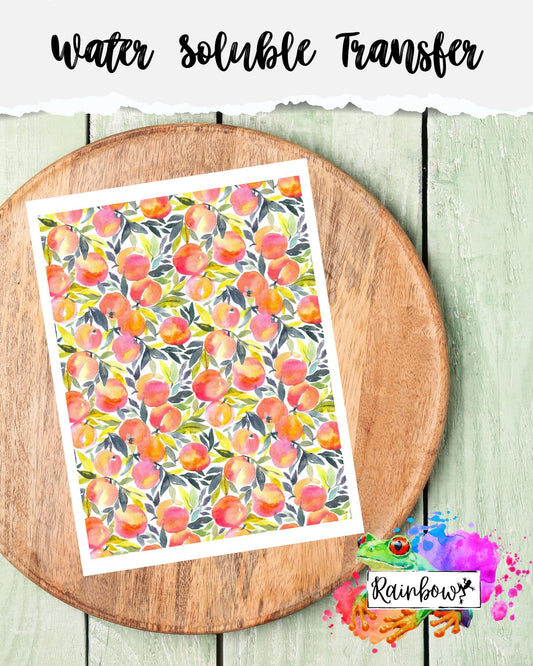 Water Soluble Transfer Paper - Peaches