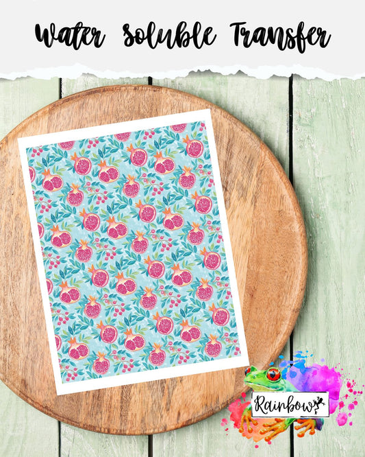Water Soluble Transfer Paper - Pomegranate #3