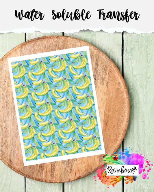 Water Soluble Transfer Paper - Bananas