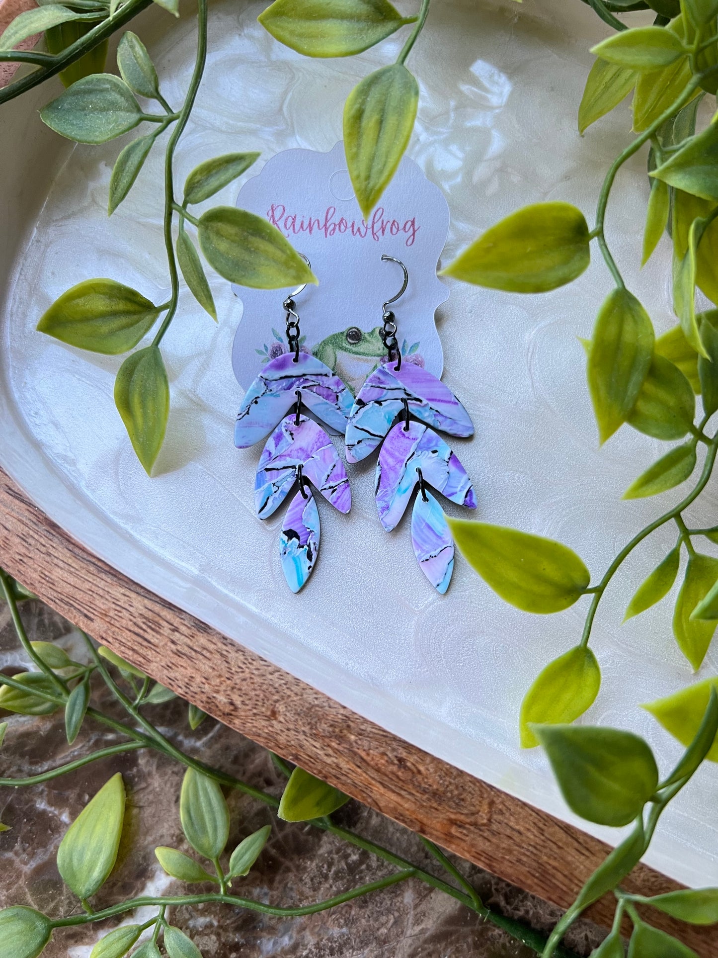 Plum & Teal Watercolor, Demi