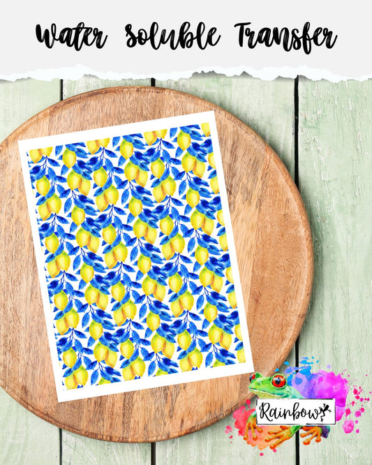 Water Soluble Transfer Paper - Lemons
