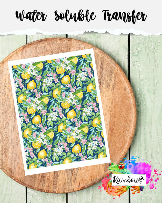 Water Soluble Transfer Paper - Preppy Lemons