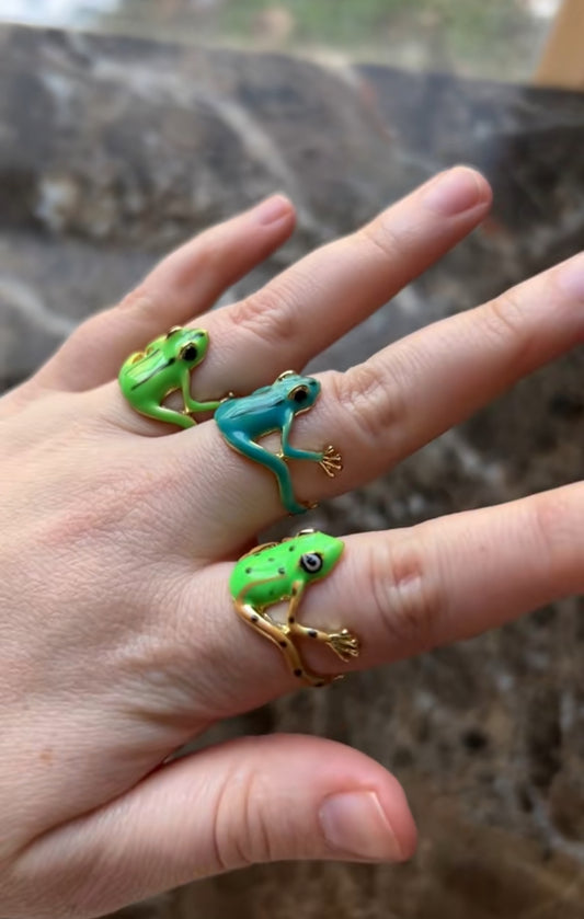 Tree Frog Adjustable Rings