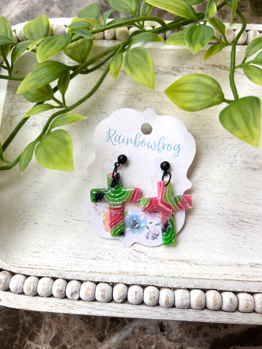 Watermelon Geode, Crosses