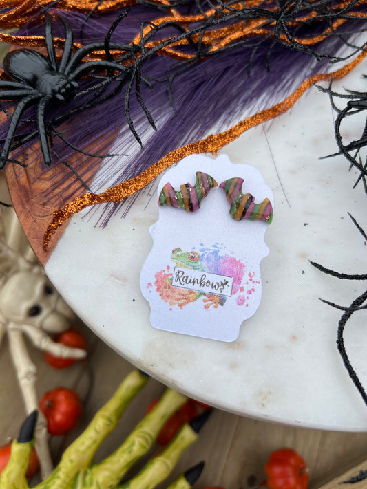 Halloween Marble, Bat Studs