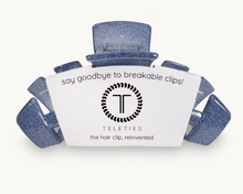 Load image into Gallery viewer, Teleties Hair Clip, Classic Denim