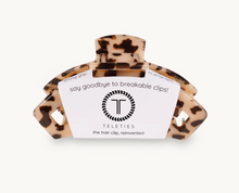 Load image into Gallery viewer, Teleties Open Hair Clip, Blonde Tortoise