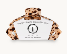 Load image into Gallery viewer, Teleties Open Hair Clip, Blonde Tortoise