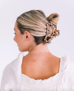 Teleties Open Hair Clip, Blonde Tortoise