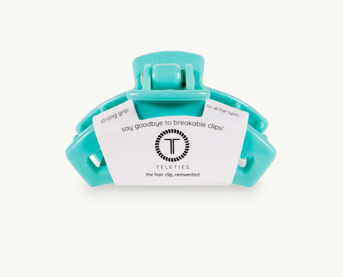 Teleties Open Hair Clip, Atlantis