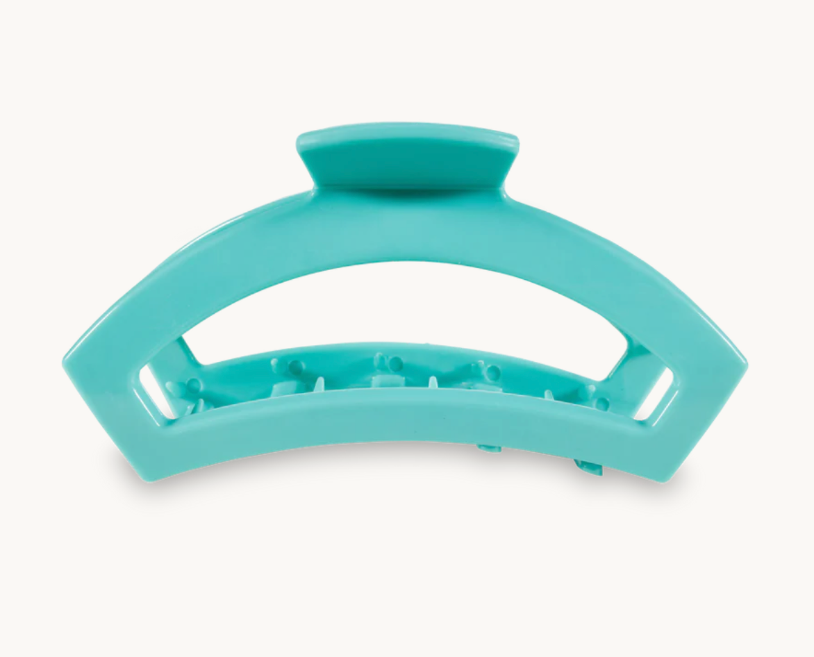 Teleties Open Hair Clip, Atlantis
