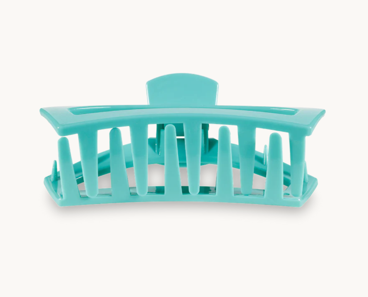 Teleties Open Hair Clip, Atlantis