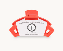 Load image into Gallery viewer, Teleties Open Hair Clip, Coral