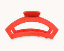 Load image into Gallery viewer, Teleties Open Hair Clip, Coral