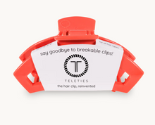 Load image into Gallery viewer, Teleties Open Hair Clip, Coral