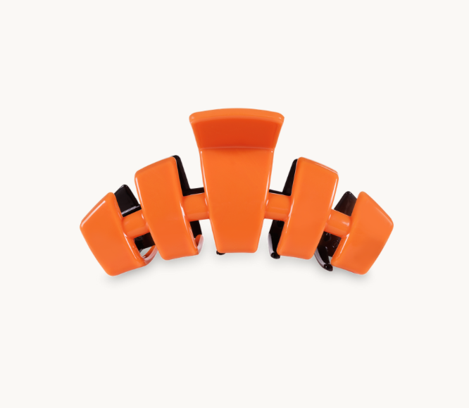 Teleties Hair Clip, Jack-O-Lantern