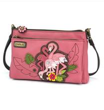 Load image into Gallery viewer, Deluxe Crossbody, Flamingo