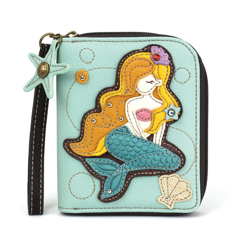 Zip Around Wallet, Mermaid