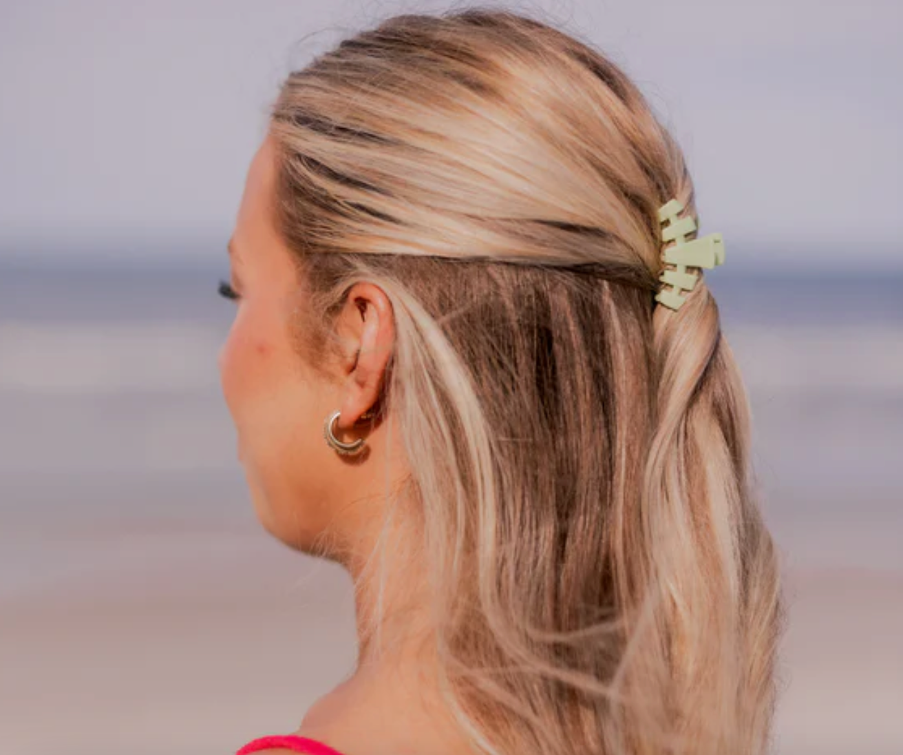Teleties Hair Clip, Mango For it!