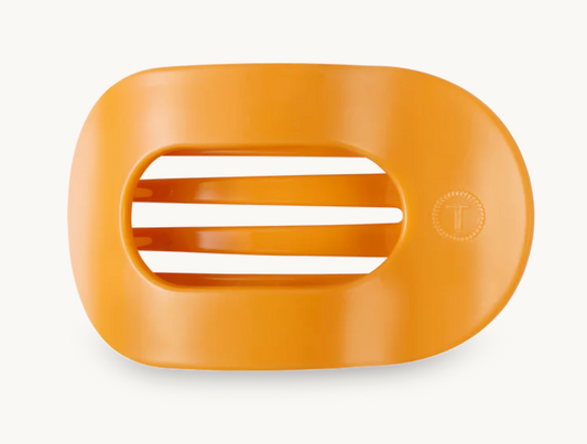 Teleties Round Flat Clips, Mango for it!