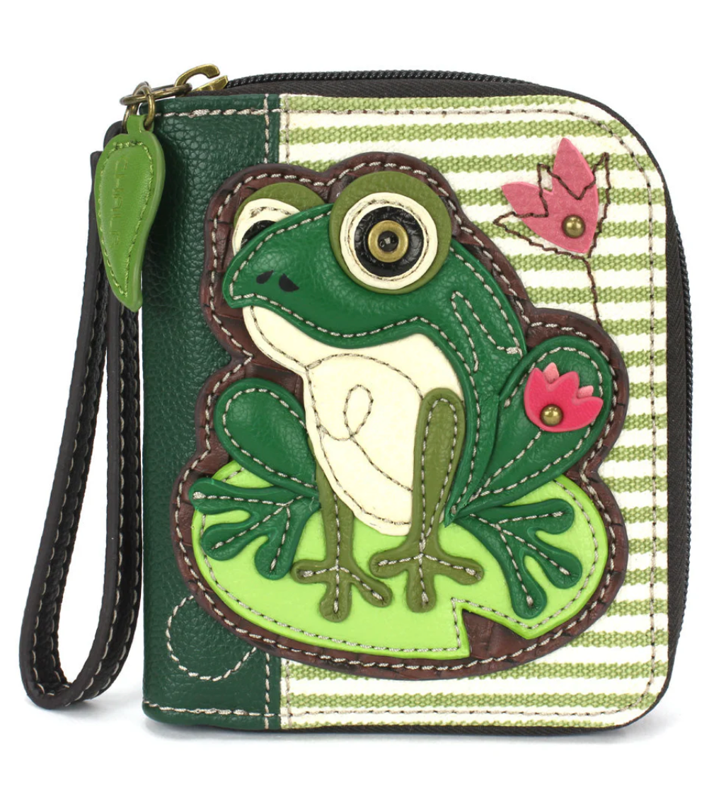 Zip Around Wallet, Lily Frog