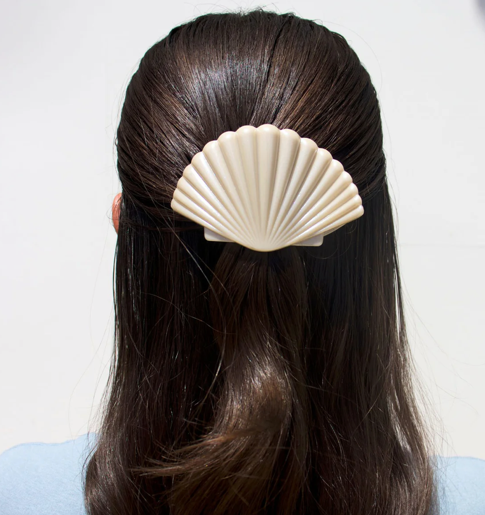 Teleties Shimmering Shell Flat Clip