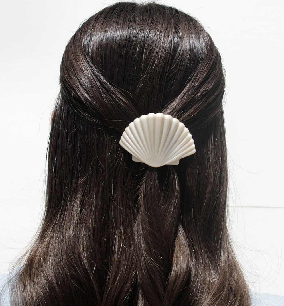 Teleties Shimmering Shell Flat Clip