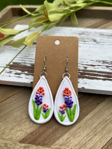 Hyacinth Teardrop Earrings