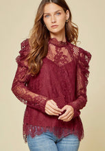Load image into Gallery viewer, Victoria Lace Blouse