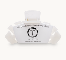 Load image into Gallery viewer, Teleties Hair Clip, Coconut White
