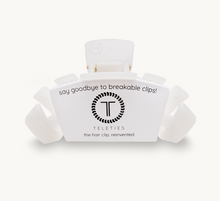 Load image into Gallery viewer, Teleties Hair Clip, Coconut White