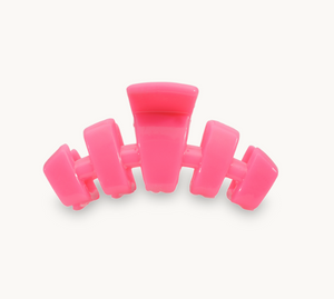 Teleties Hair Clip, Hot Pink