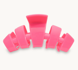 Teleties Hair Clip, Hot Pink